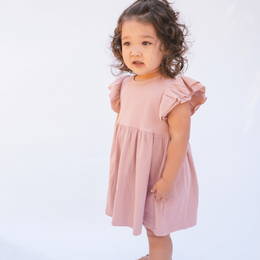 Organic Cotton Ruffle Dress