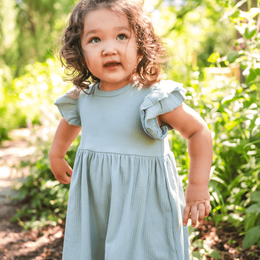 Organic Cotton Ruffle Dress