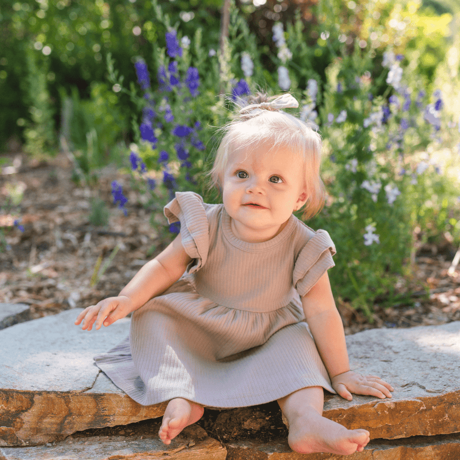 Organic Cotton Ruffle Dress