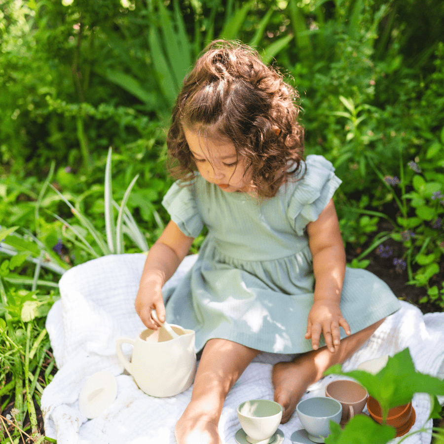 Organic Cotton Ruffle Dress