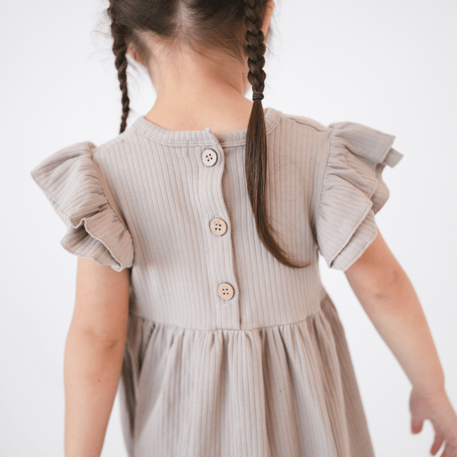 Organic Cotton Ruffle Dress