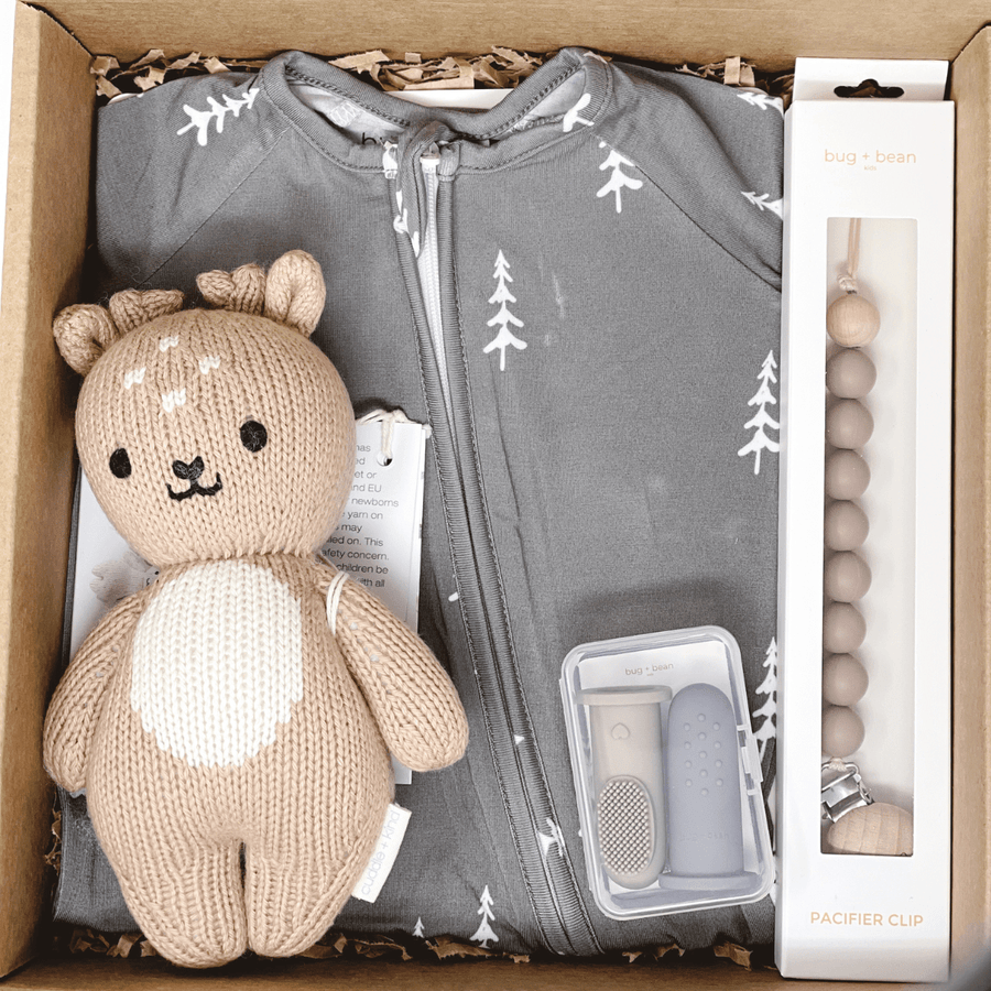 bug + bean x cuddle kind Cozy Holiday Gift Box (0-24m)