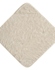 Organic Cotton Baby Hooded Towel, Fog